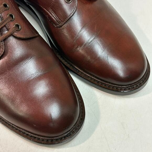 FULLY RESOLED Crockett & Jones Stirling Plain Toe Derby US 9.5 Wide (E) - Picture 8 of 12